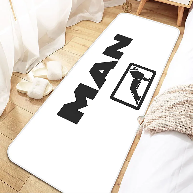 Man T-Truck car Logo Door Mat Entrance Non-slip Doormat Washable Kitchen Carpet Living Room Hallway Rugs Bathroom Bath Door Mats