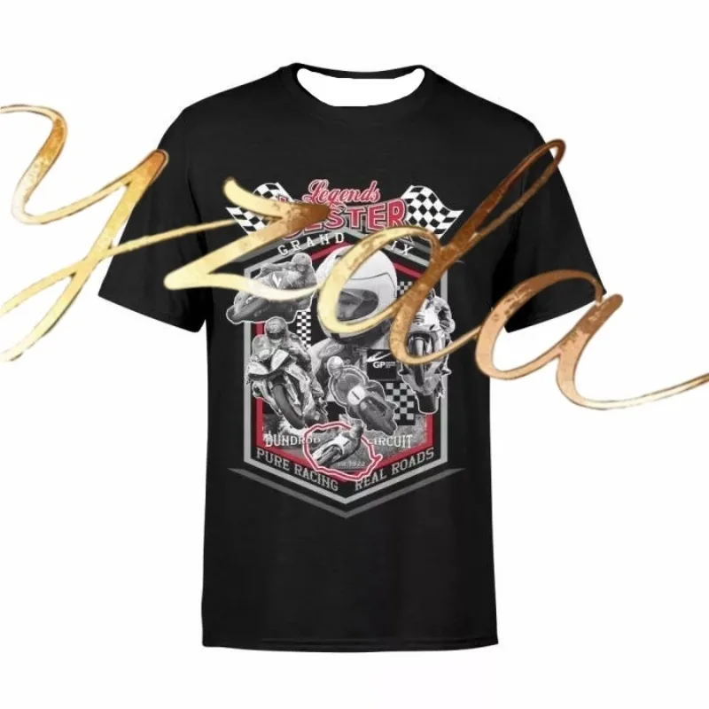

Ulster_Cp0Legends_Tshirt Motorcycle Racing Men's and Women's Outdoor Sports Leisure Comfortable Speed Drying
