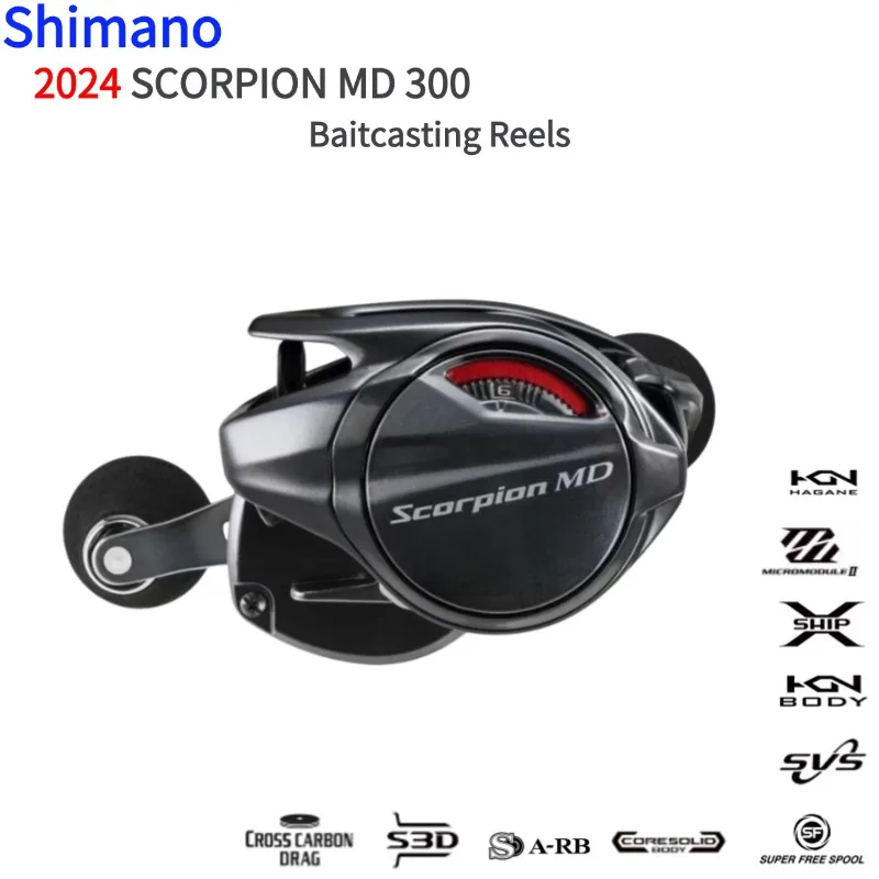 2024 SHIMANO Scorpion MD 300XG 301XG 300XGLH 301XGLH Low Profile