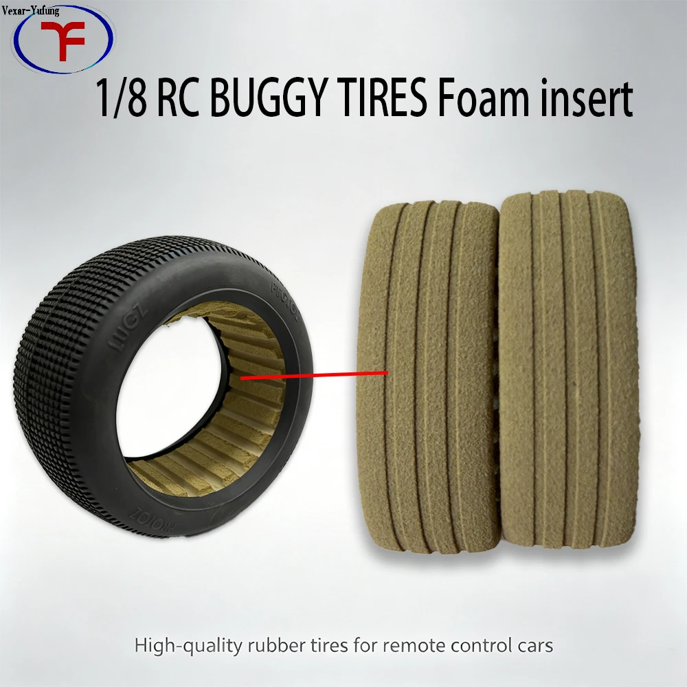 1/8TH TRUGGY FOAM INSERT for 1/8 Arrma 6S Traxxas Summit ERveo Redcat HPI JLB Cheetah RC Off-Road Car  140mm