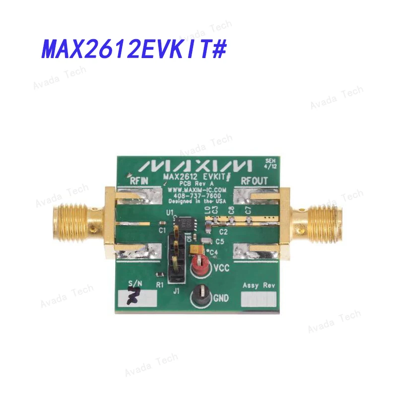 

MAX2612EVKIT# RF Development Tools 40MHz to 4GHz Linear Broadbankd Amplifie