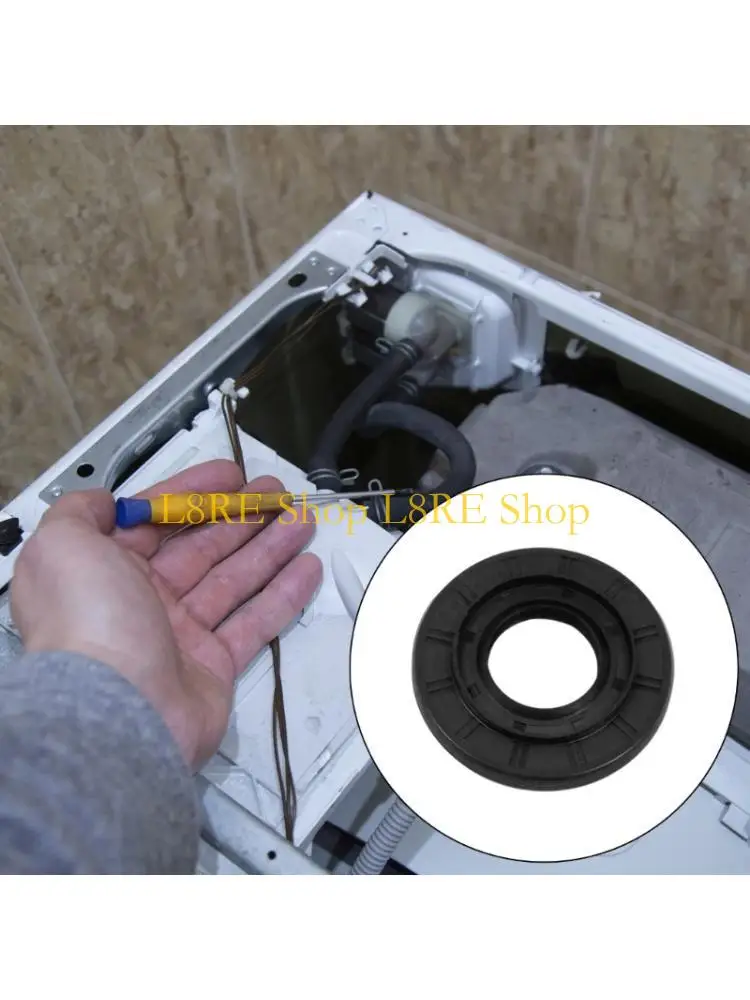 L8RE Elastic Washer Rear Tub Seal Noise Reduction Washing Machine Seal Washing Machine Tub Gasket Rubber Texture for Washer