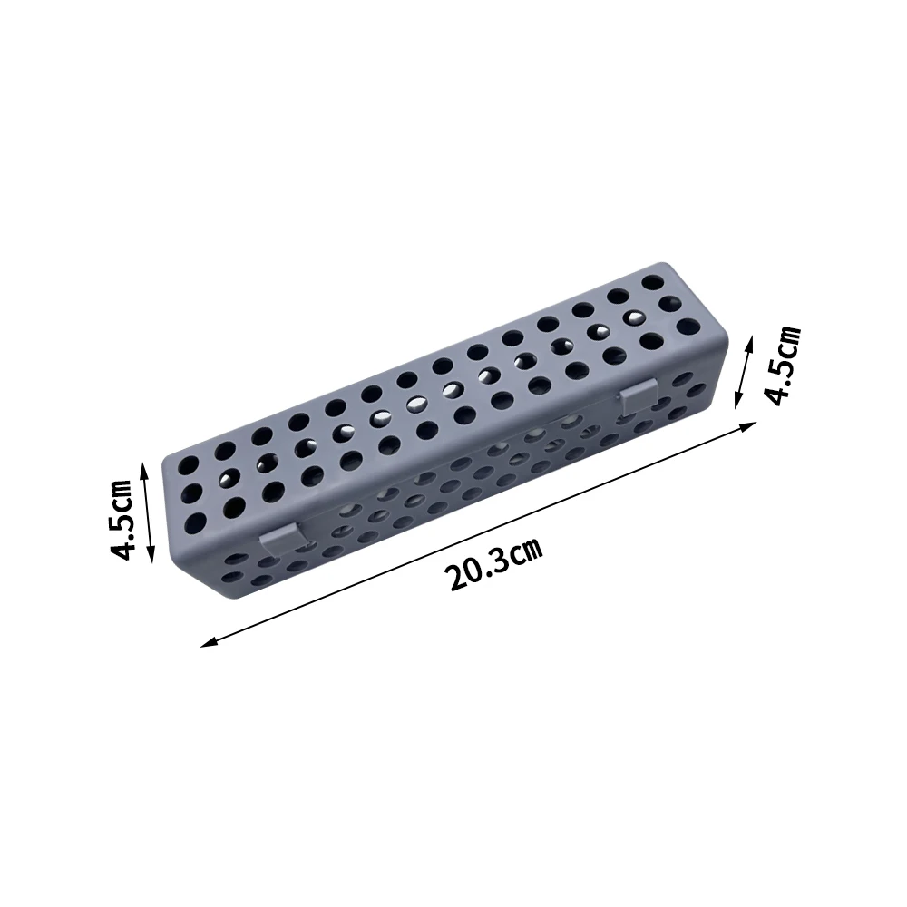 Dental Instrument Disinfection Box Dentistry Pliers Holder Placing Case Autoclave Plastic Sterilization Cassettes Box