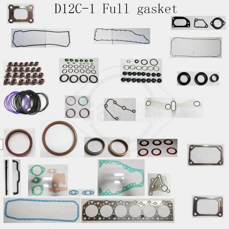 D12C D12C-1 D12D D12D-EC360B D12D-1 Full Gasket Kit For Volvo Machinery Engineering Vehicles engine Parts 250.710  85103633-F