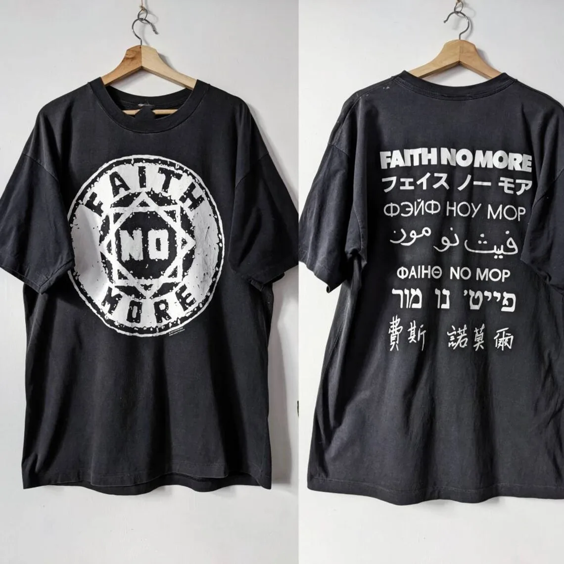 Faith No More Tour 1990 Japan Double Sided T Shirt Full Size S-5XL BE2760