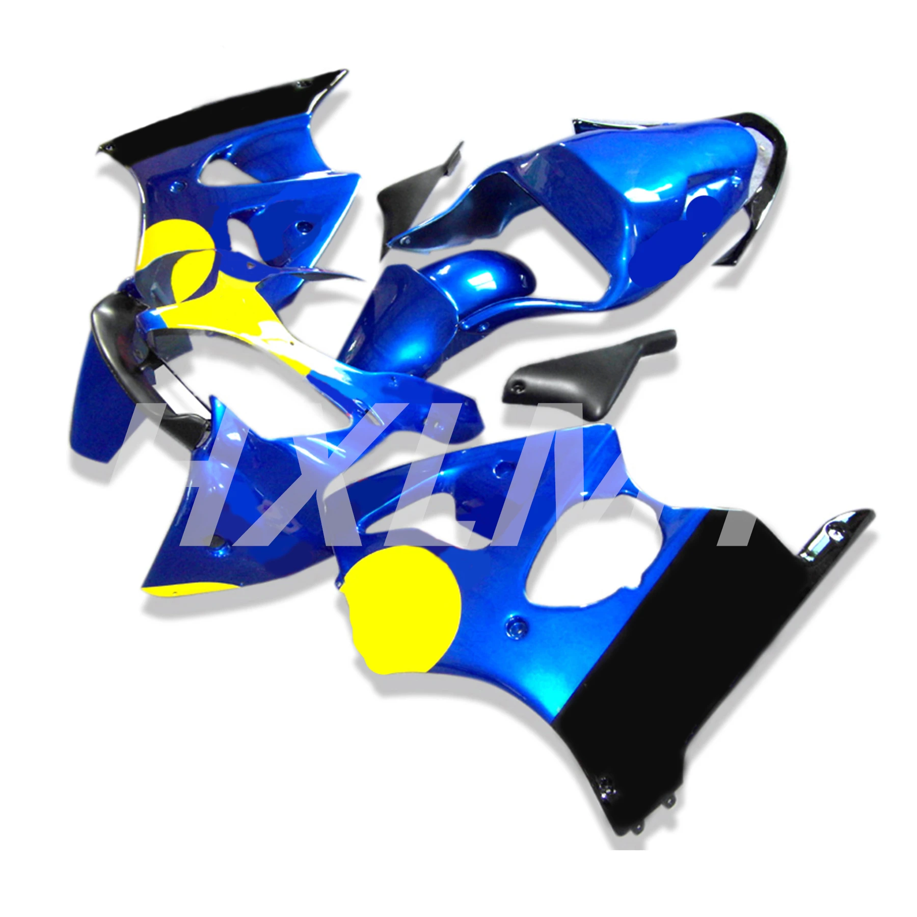 

OEM Kit For KAWASAKI NINJA ZX 6R 00 01 02 ZX 6 R Ninja 6R ZX636 ZX6R 00 01 02 2000 2001 2002 Injection Fairing Blue Yellow