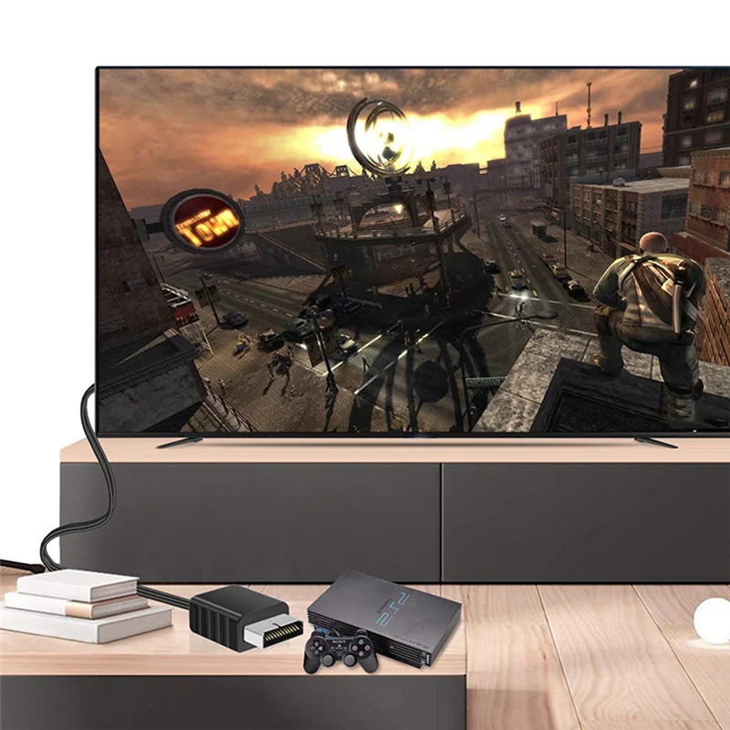 WIISTAR для PS1 PS2 к HDMI-совместимым игровой консоли подключение ТВ HD кабель Многофункциональный портативный удобный кабель