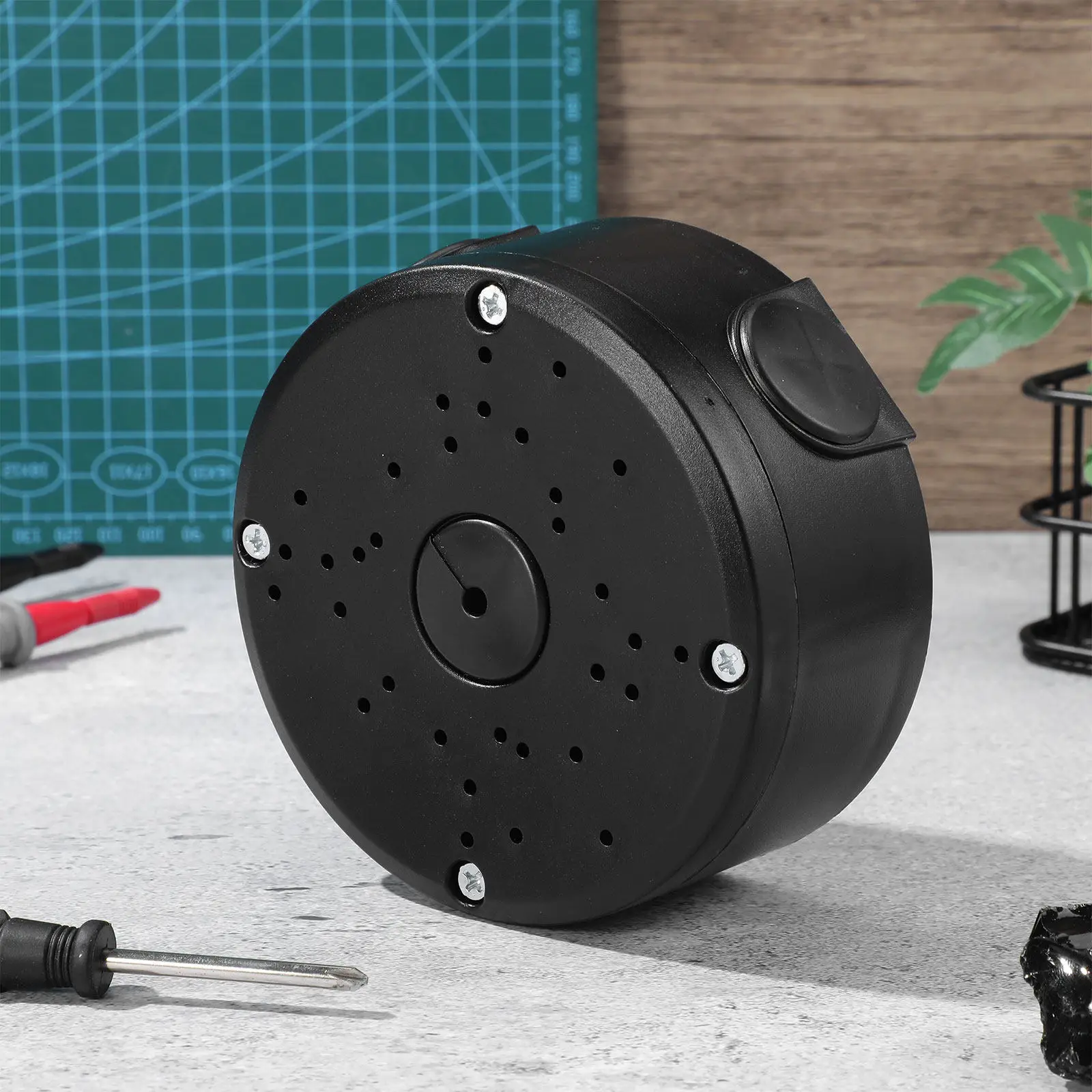 Dome Camera Bracket for Ceiling Wall Mount Conceals Power Cable Waterproof Junction Box Outdoor Indoor Security Cameras