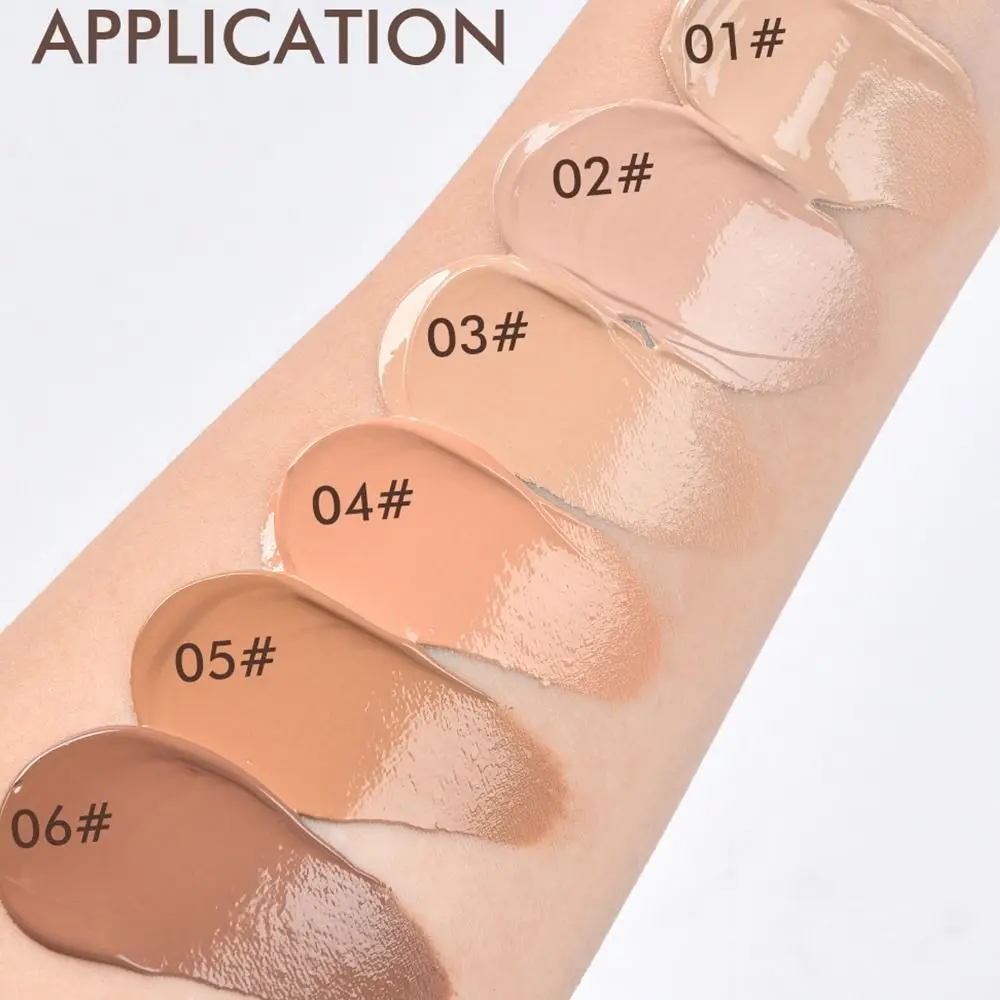 Hete Hoes Donkere Kringen Gezicht Foundation Waterdichte Olie-Controle Concealer Vochtinbrengende, Duurzame Gezichtscrème Gezichtsmake-Up