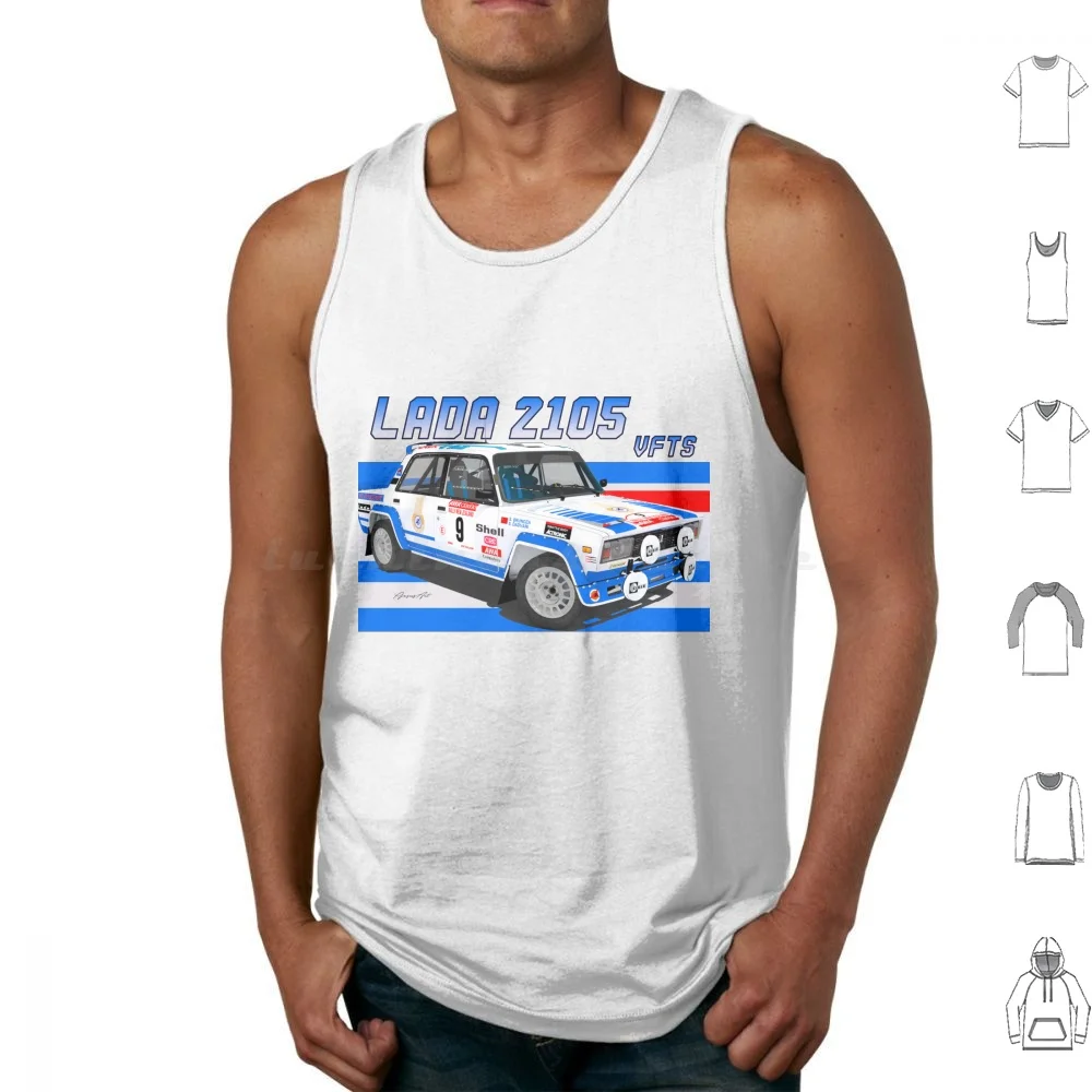 Lada 2105 Vfts Tank Tops Vest Sleeveless Rs200 Grpb Group B Rally Wrc 80s Turbo 2105 037 Rally 5 Vfts Groupb Lada