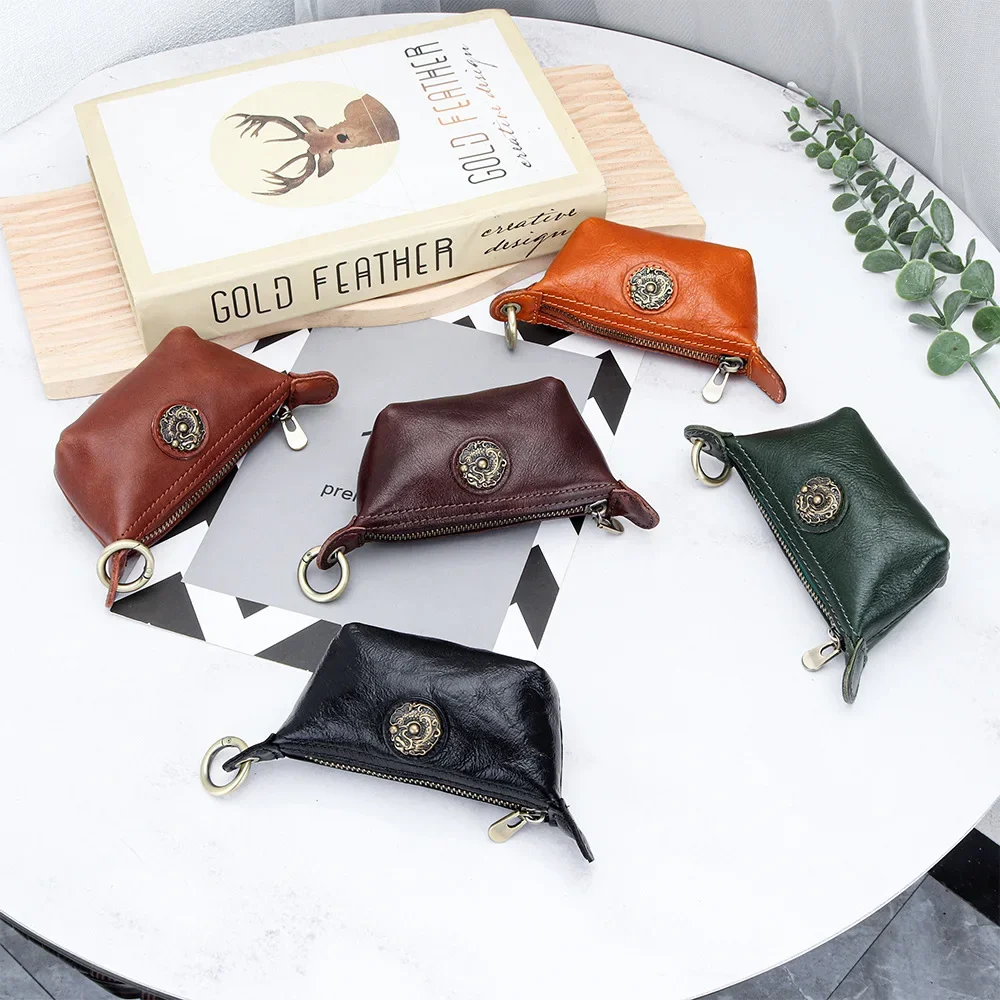 Mini Purse Fashion Dumpling Bag Genuine Leather Delicate Lipstick Earphone Key Storage Bag Coin Pouch Mini Purse Designer Bags