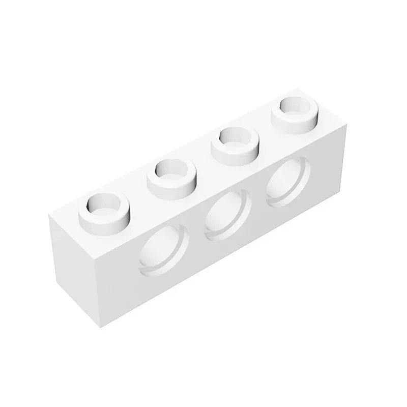 

10 шт. детали MOC 3701, высокотехнологичный кирпич 1 x 4 с 3 отверстиями, совместимые кирпичи, сделай сам, строительный блок, частицы, детская головоломка, игрушка для мозга, подарок