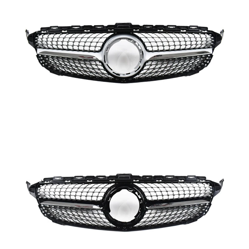 

Передние решетки Damei оригинального качества в ромбовидном стиле, гоночный спортивный гриль W205, решетка бампера для Mercedes Benz 2019-2021