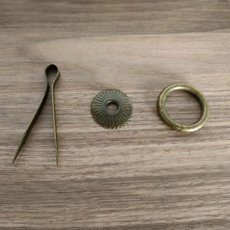

10PCS Handle Gift Box New Chinese Bronze Drawer Handle Furniture Door Handle Hardware Iron Ring Handle