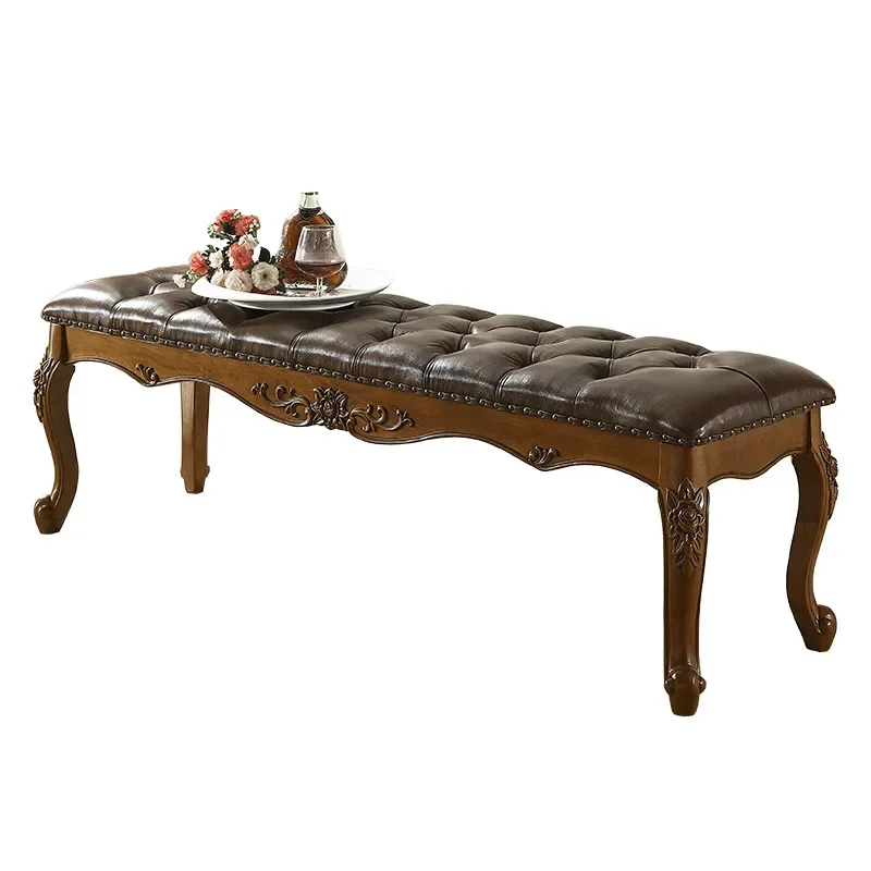 

American all solid wood bedside stool European style bedroom living room sofa coffee table