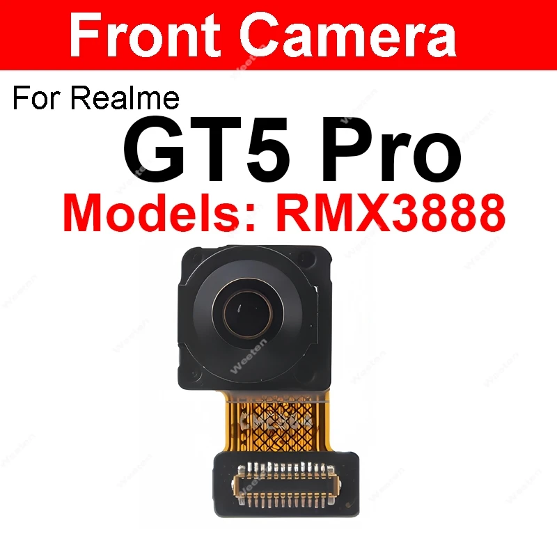 الكاميرا الأمامية الخلفية لـ Realme GT Neo 5 neo5 GT5 GT 5 Pro الخلفية ميان الجبهة صورة شخصية مواجهة وحدة الكاميرا أجزاء الكابلات المرنة #6