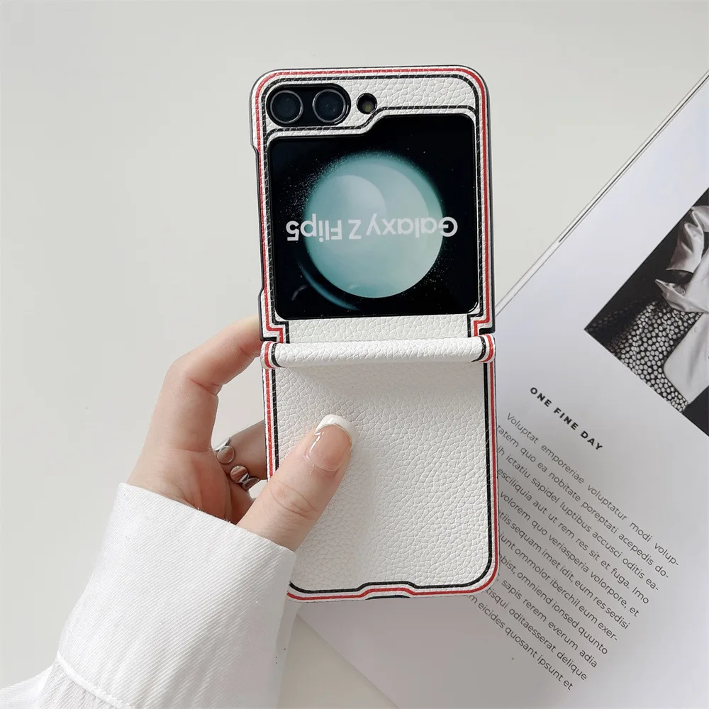 

Business All Inclusive Phone Case Suitable For Samsung Z Flip5 All-In-One Leather Case Plastic Anti Drop Phone Case