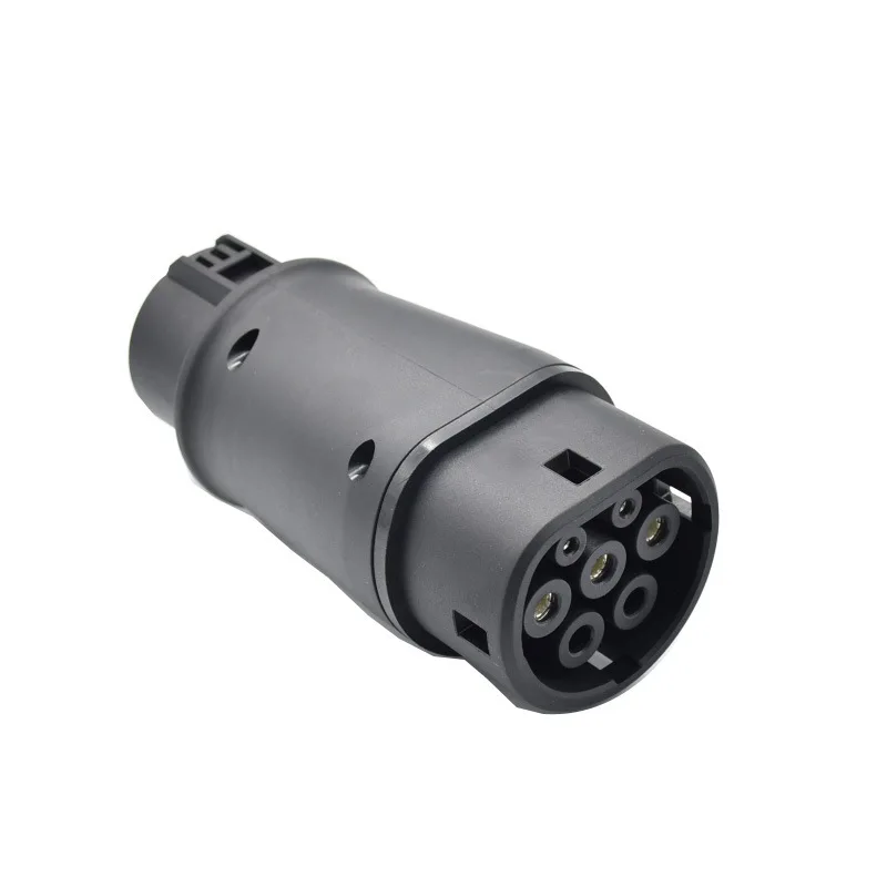 Adaptor 32A Electric Vehicle Car EV Charger Connector SAE J1772 Socket Type 1 To Type 2 EV Adapter For Car Charging