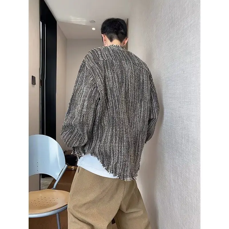 

Loose Fit Men's Jaet 2024 Spring Autumn Sli Harajuku Korean Hong Kong Sle High Street Faion Casual Outerwear