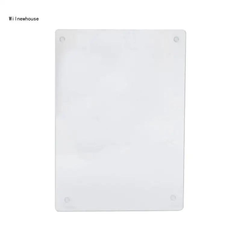 

Rectangle Cutting Board Long Lasting Clear Acrylic Chopping Board Scratch Heat Resistant Chopping Block Kitchen Tool Dropship