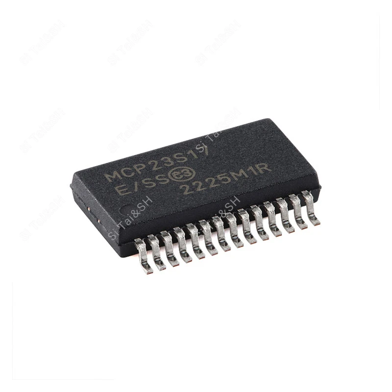 

STRX 5 шт. MCP23S17T-E/SS пластиковый защитный рукав-28 16-битный SPI ввод/вывод черный корпус