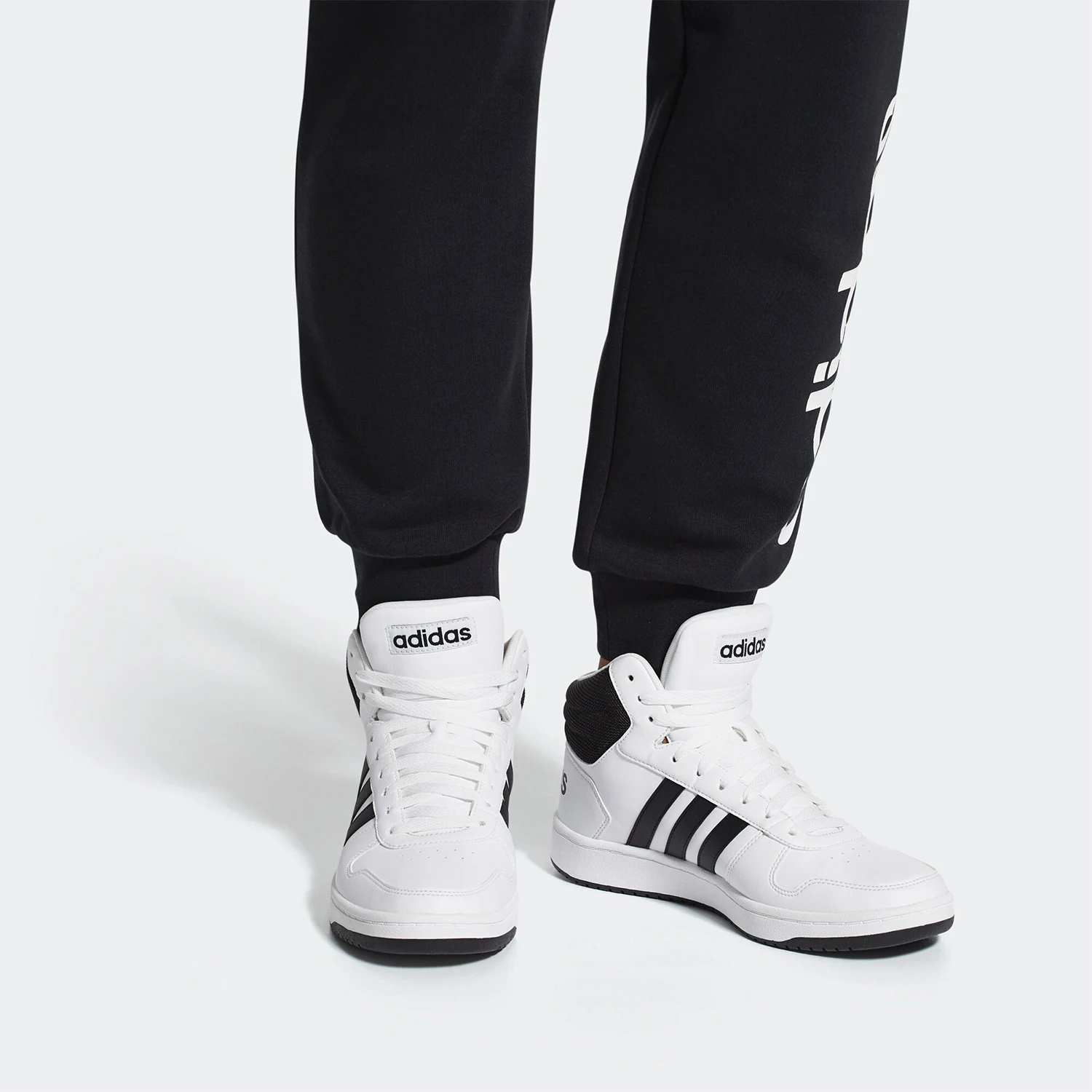 Adidas genuine NEO HOOPS 2.0 MID men's and women's casual sports shoes BB7208