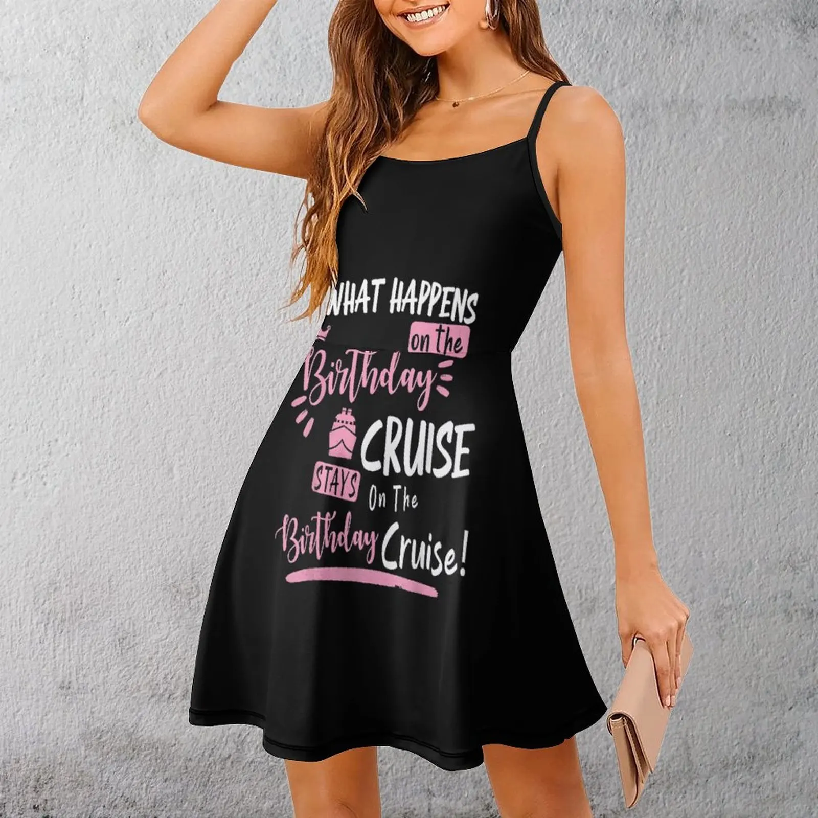 

Экзотическое круиз на день рождения, забавные секреты (1) крутое женское платье на бретельках с графикой, женское платье, забавное платье на подтяжках для вечеринок