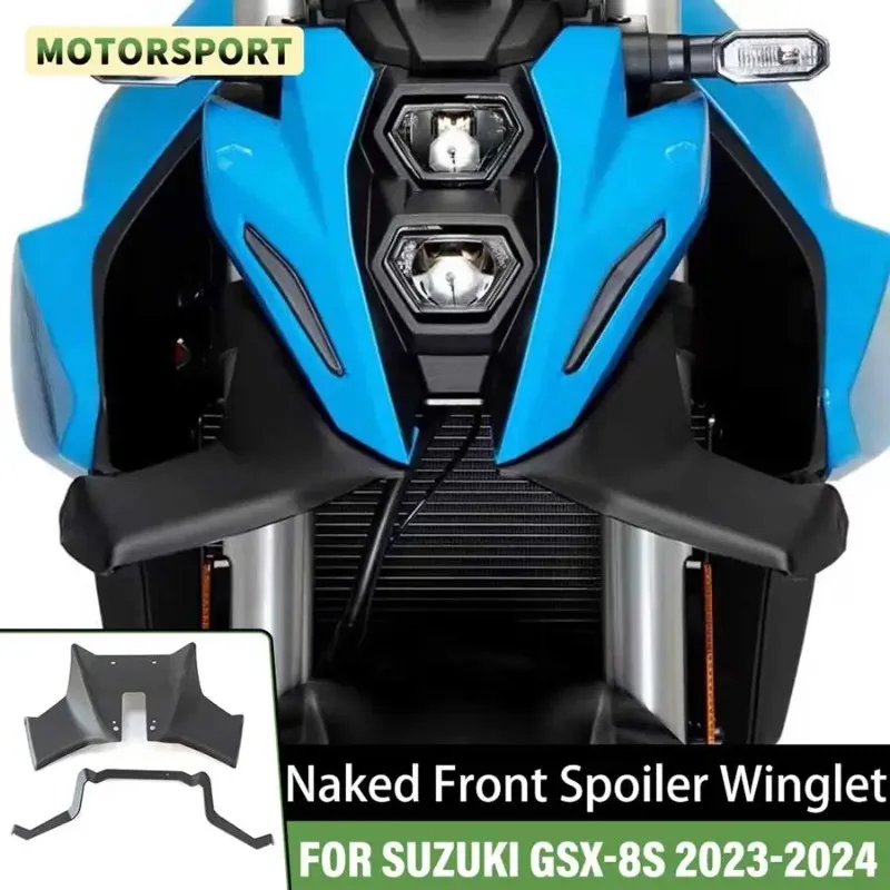 

Для SUZUKI GSX-8S прижимная сила передний спойлер голый аэродинамический крылышко аэродинамический дефлектор крыла