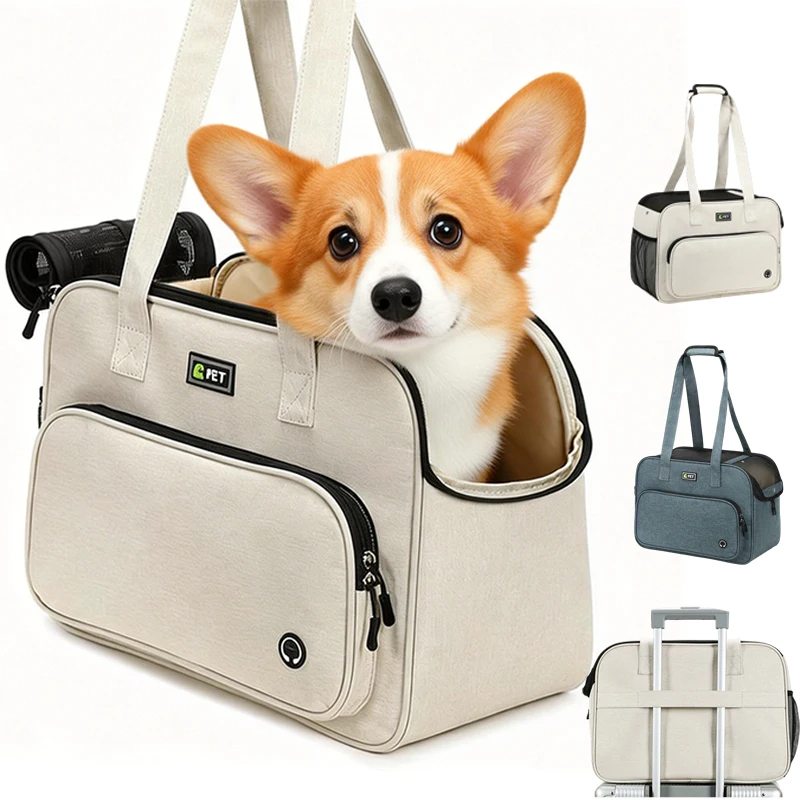 

Breathable Pet Outdoor Bag Portable Pet Cat and Dog Handbag Large Capacity Handheld Crossbody Pet Bag Suitable for Daily Walks