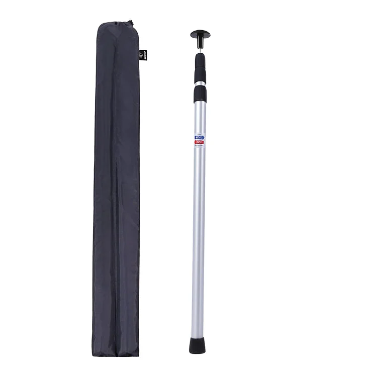 Adjustable Lightweight 2-Section Telescopic Extension Hiking Tent Pole Aluminum Material for Tent or Tarps