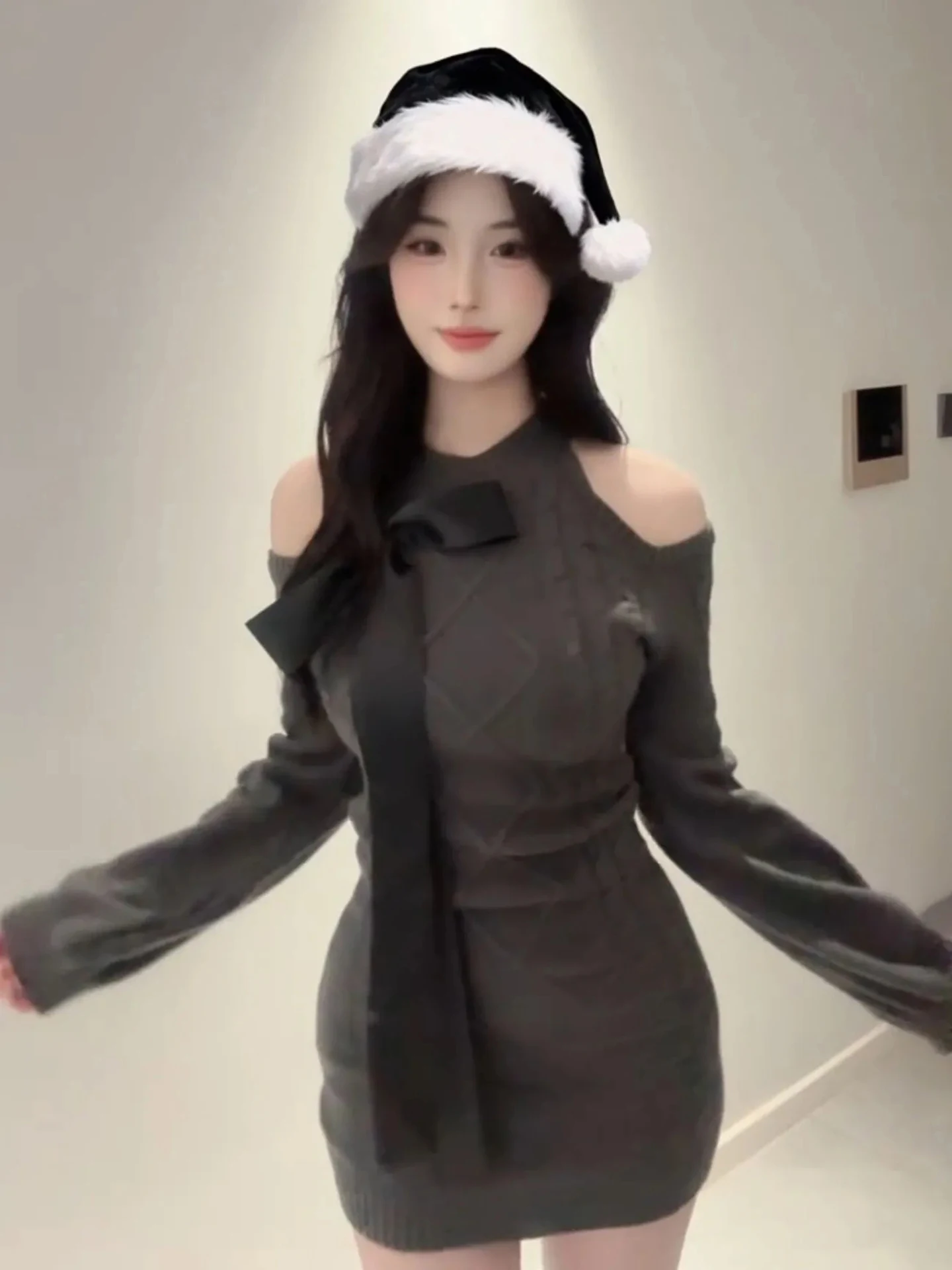 Sisters Sle Uitgeholde oulder Knoopomslag rond middentaille Dr Dames Faionable Body een lente nieuwe collectie