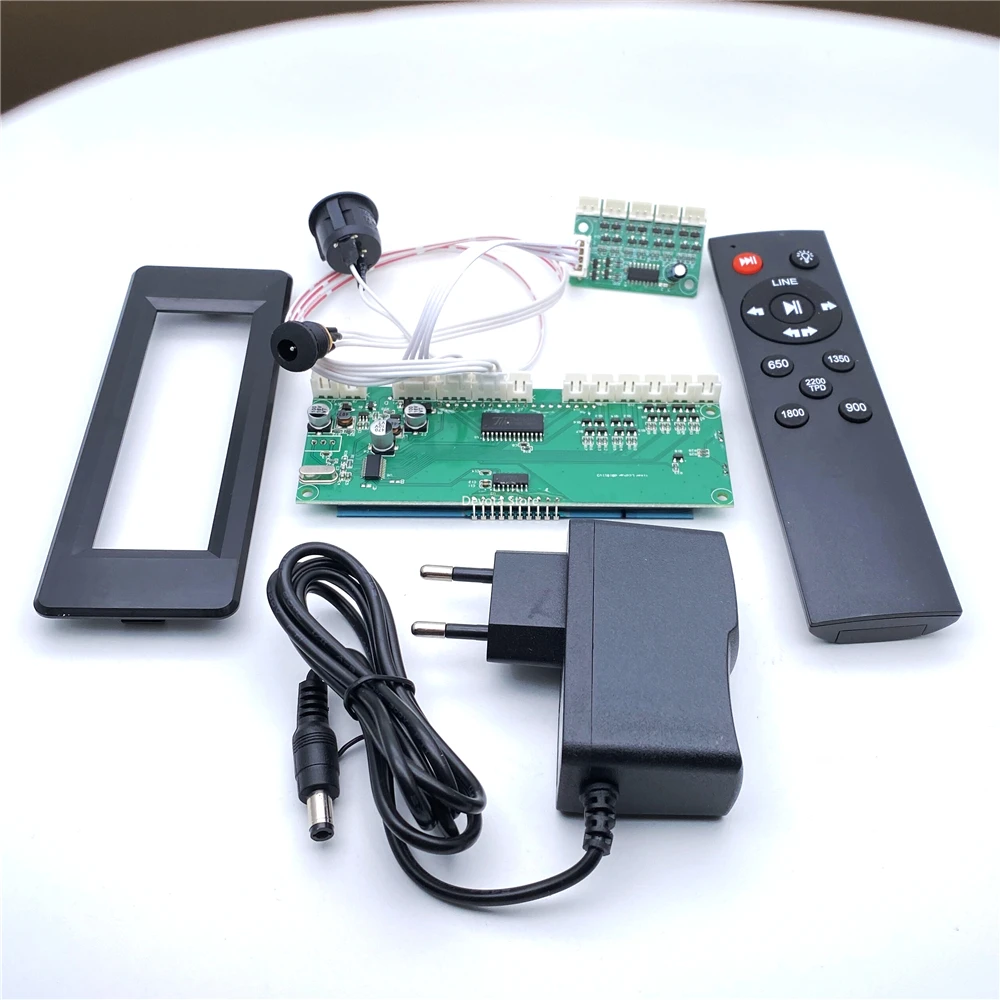 Imagem -04 - Assista Exibição Winder para Peças de Controle Remoto Lcd Display de Cristal Líquido Placa de Circuito Faça Você Mesmo Peças para 1-9 Motor 12 Motores 5v