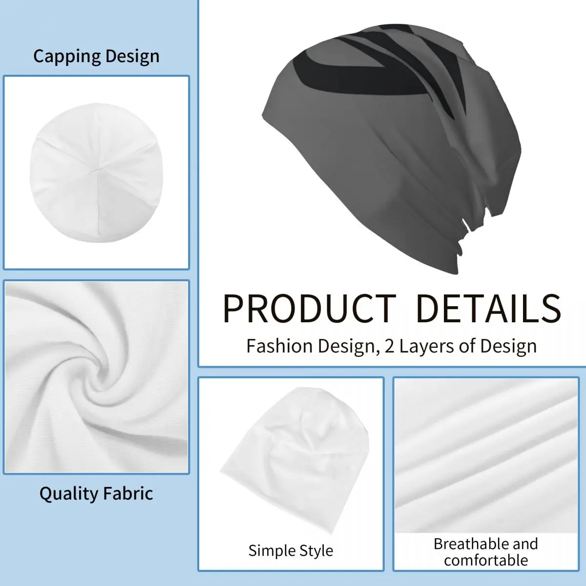 Шапки-бини с логотипом Rog Hd Skullies, теплая осенне-зимняя уличная шапка, вязаные шапки с капюшоном для взрослых унисекс