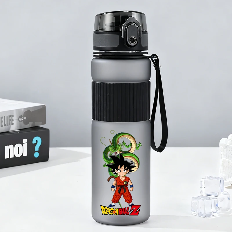

Спортивные бутылки для воды Dragon Ball 550 мл, матовые, с изображением Сон Гоку, для мальчиков, для занятий спортом на открытом воздухе, фитнеса, портативные, в подарок