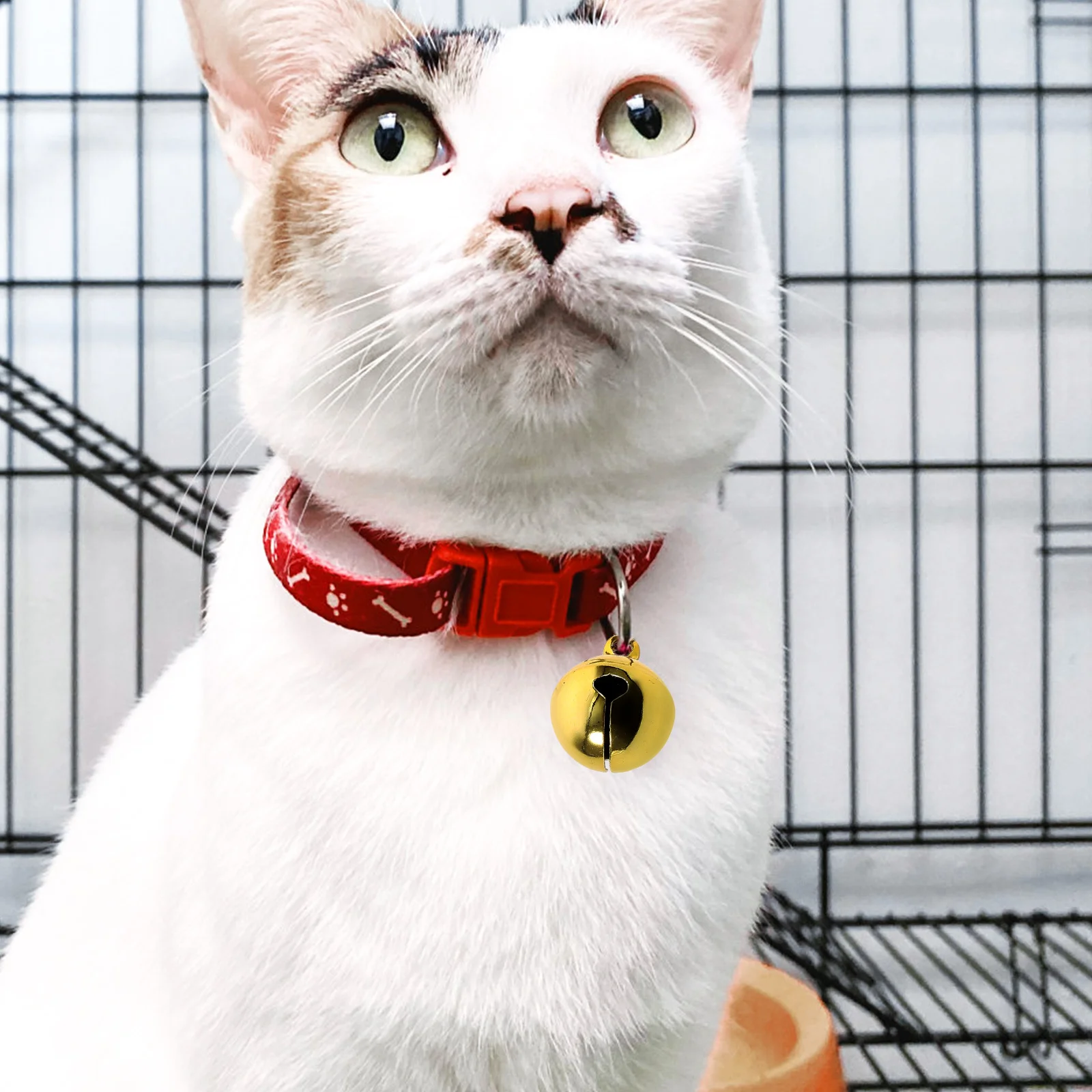 

24Pcs Gold Bells for Crafts Metal Bell Pendants Pet Collar Decorations Festival Party DIY Handmade Bells Bell Ornaments