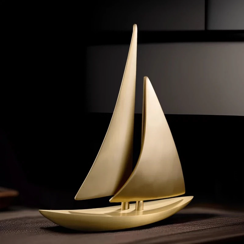 

Tabletop brass smooth sailing decorative sailing ornament