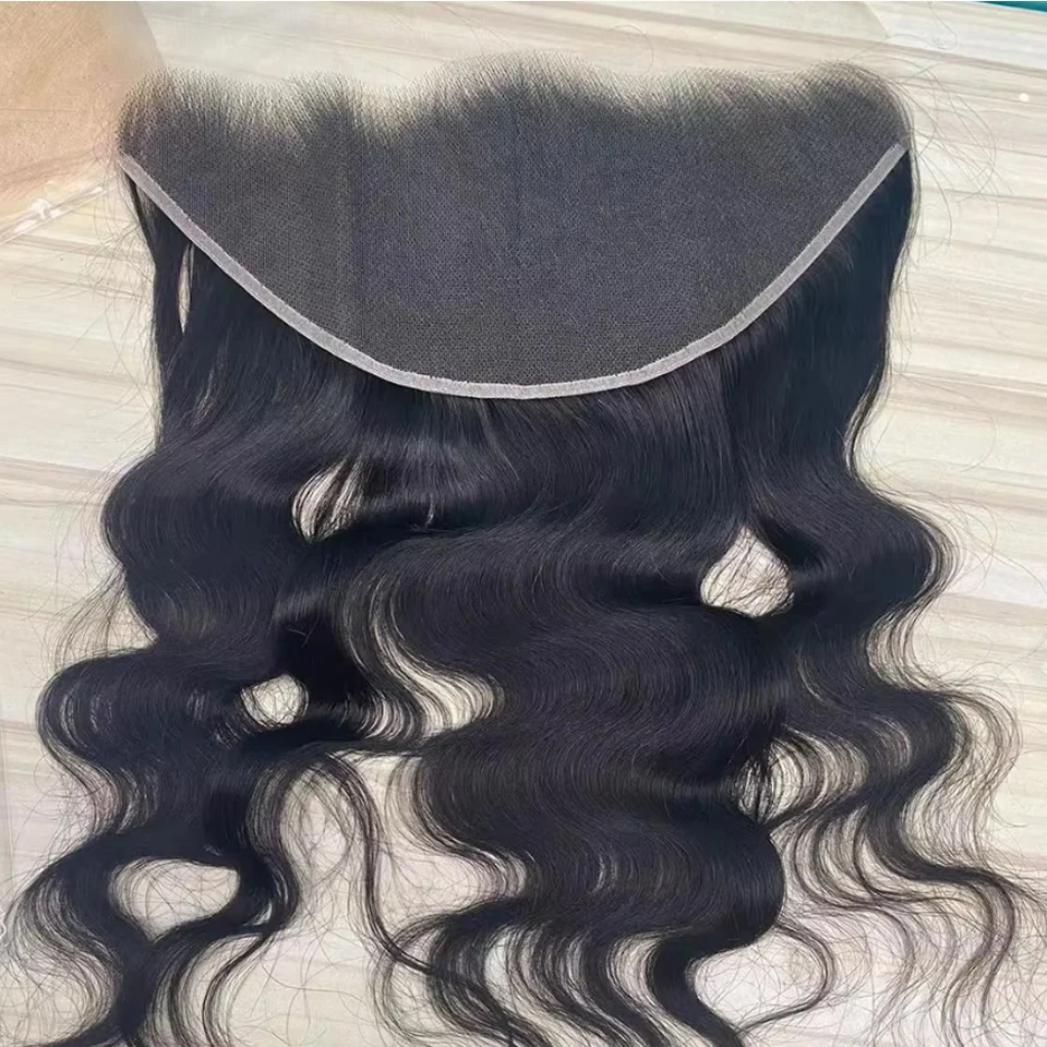 BINF Hair 4x4 Body Wave Lace Closure, nur vorgezupft, transparente Schweizer Spitze, Echthaar für schwarze Frauen, vollständig weich. – Detail 21