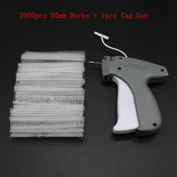 2000pcs 35mm Barbs + 1pcs Tag Gun  New Arrival Garment Price Label Tag Gun with Needle Price Labeller Machine