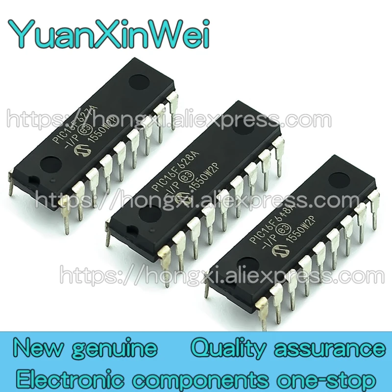 1PCS PIC16F627A-I/P PIC16F628A-I/P PIC16F648A-I/P DIP18 encapsulation Microcontroller chip