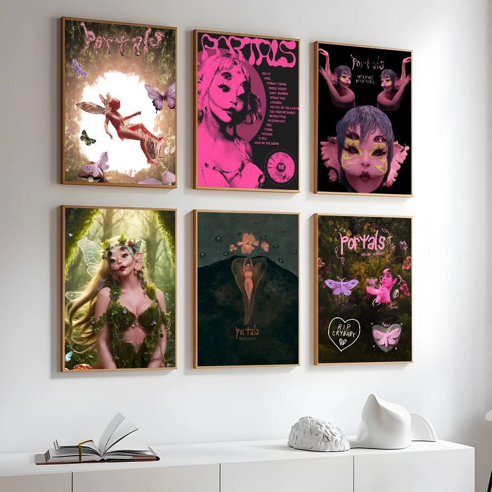 Melanie Martinez Singer Poster Stickers Art Wall Murals Decor Game Room Decor Gifts HD Painting