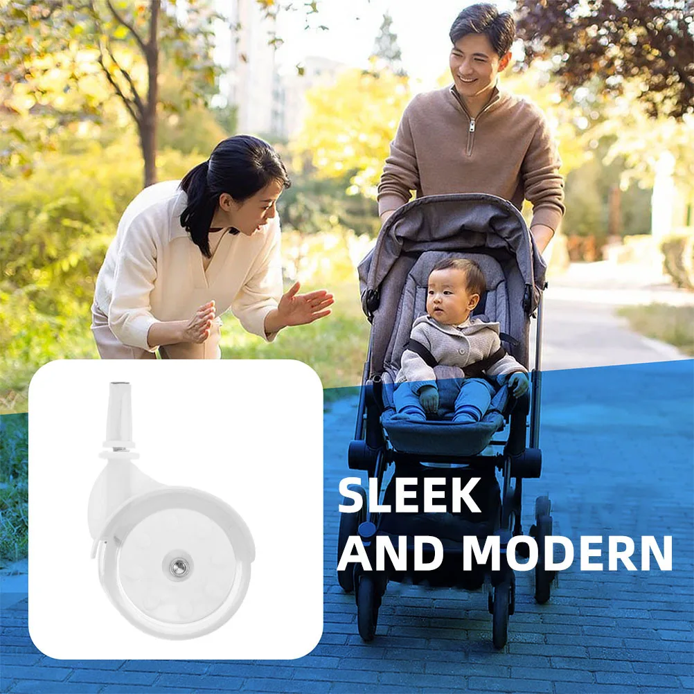 2 pezzi di ricambio per girello universale per girello, rotelle in gomma plastica, accessori di ricambio durevoli per camminatore per una mobilità fluida