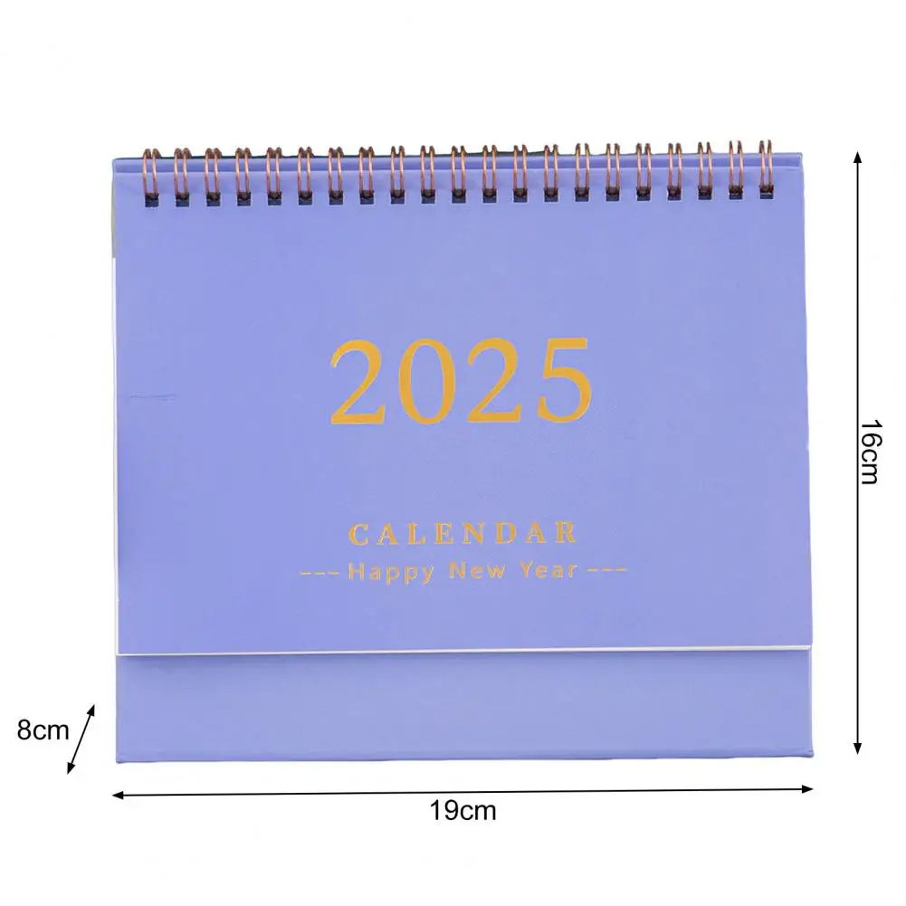 2025 ปฏิทินตั้งโต๊ะขนาดเล็ก Daily Planner Fliptop ปฏิทิน To-Do List MeMO Pad Time Management Schedule Organizer สําหรับสํานักงานโรงเรียน