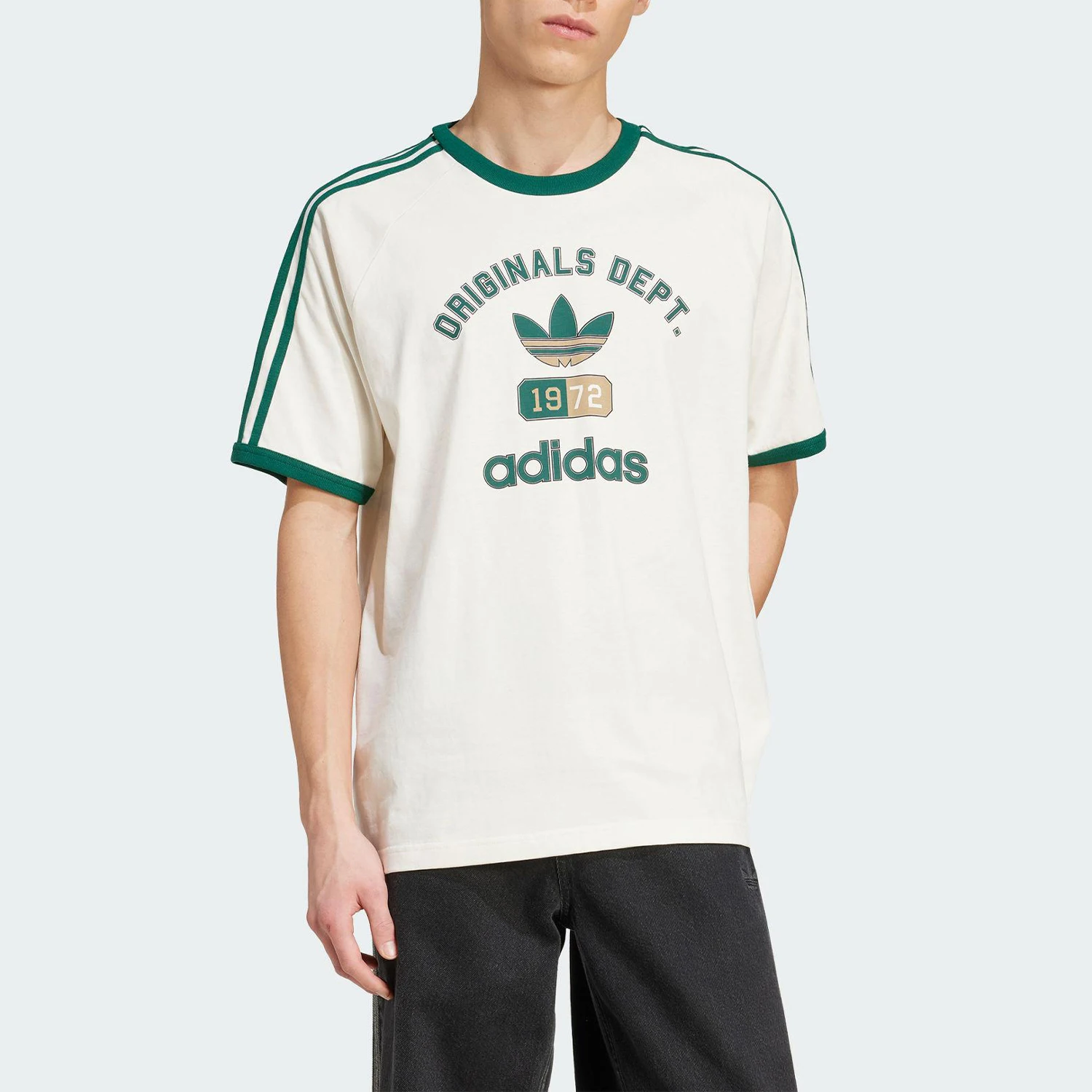 

Мужская футболка Adidas Originals Three Leaves Retro с коротким рукавом KD6266