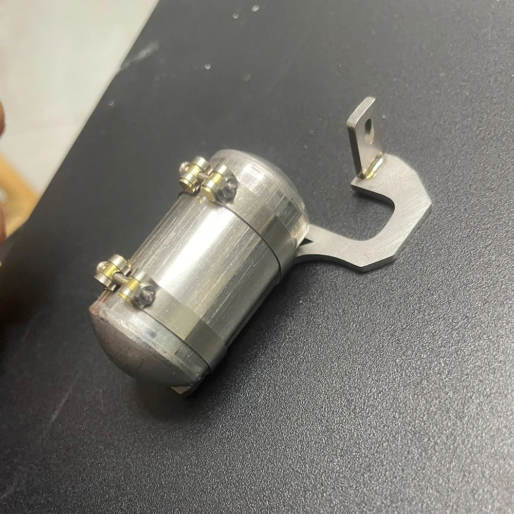 Decoração simulada de tanque de gás de aço inoxidável para caminhão 1/14 Tamiya RC SCANIA 770S VOLVO Mercedes-Benz ACTROS 3363 MAN peças de carro