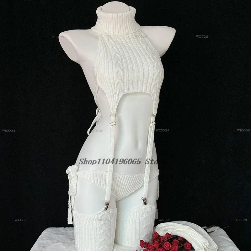 

25COSАниме BOCCHI THE ROCK Косплей Gotoh Hitori Костюм Женский Сексуальный Черный Свитер Боди Банни Девушка Нижнее Белье Рождество Customi