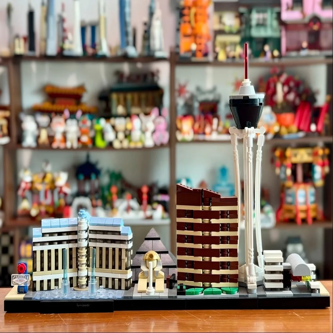 Marcos de Las Vegas 21047 Conjuntos de bloques de construcción adecuados para regalos de Navidad compatibles con partículas Legoed, 501 piezas.