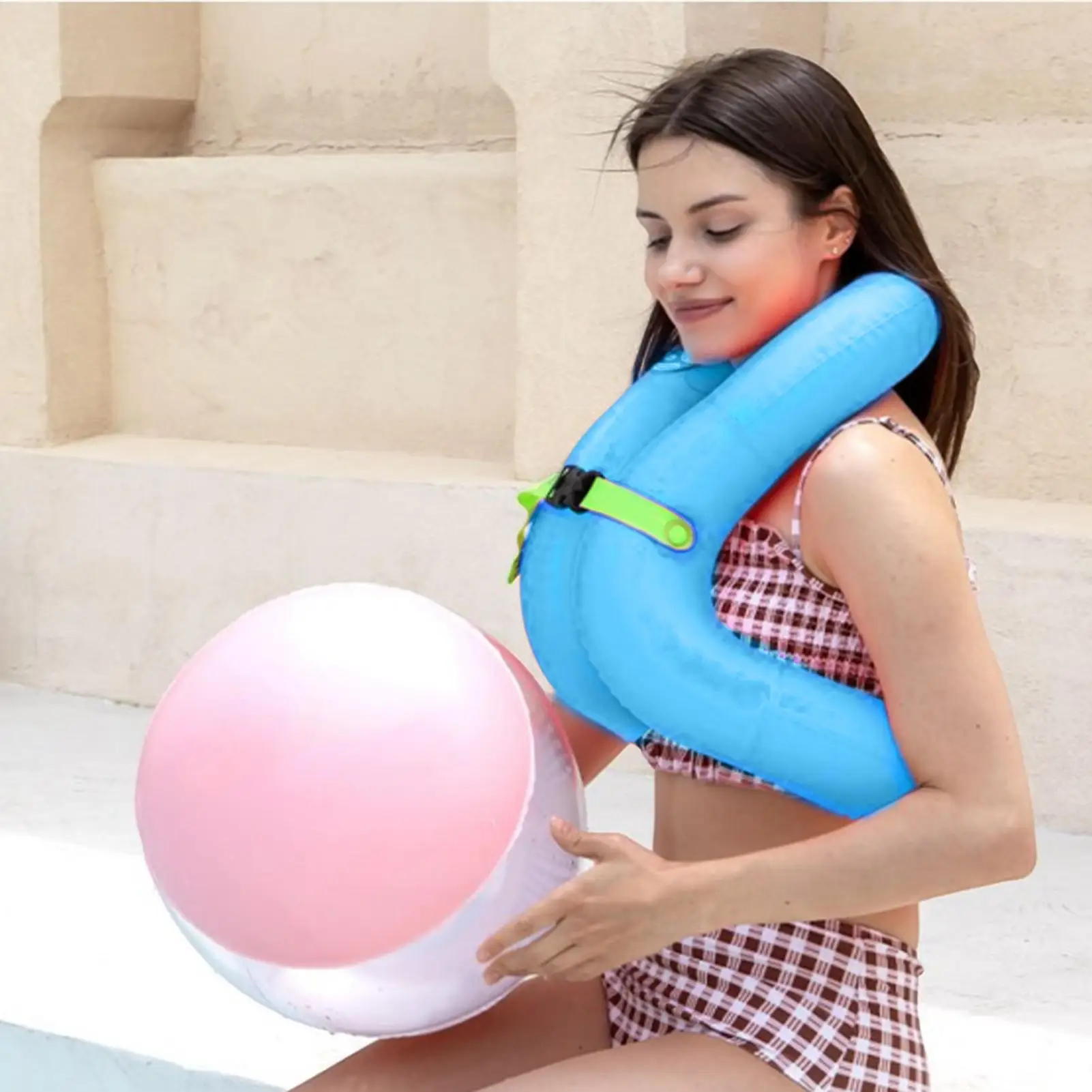 

Children's Swimming Ring Inflatable Floating Swim Ves Double Surround Air Bag Water Sports Trainer Float Tube pool accessories