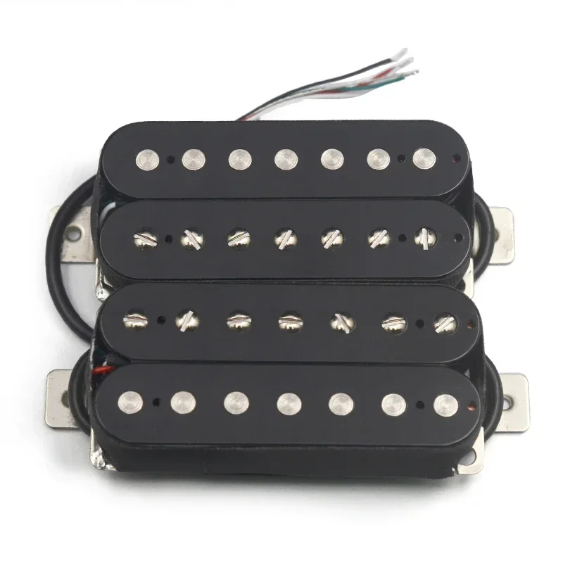 Alnico 5 Electric Guitar Humbucker Pickup Coil Splitting , 7-String , Guitar Parts, N-8.8K, B-14.2K Output