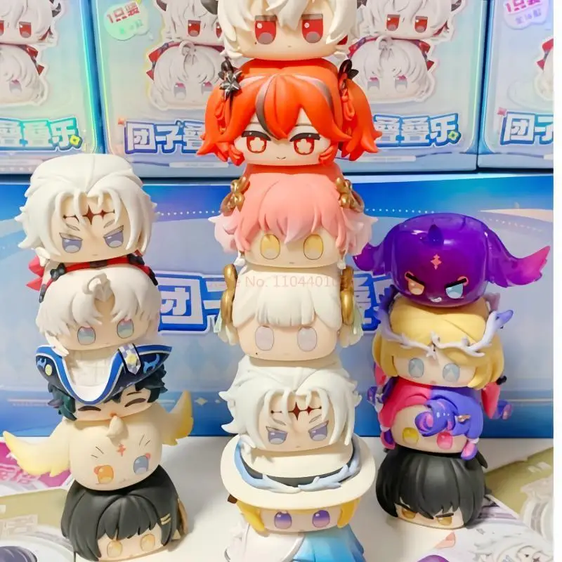 

Аутентичные куклы Wuthering Waves Jenga, слепая коробка Kawaii Mystery Box, милый декор, коллекция аниме-фигурок для девочек, Рождественский подарок