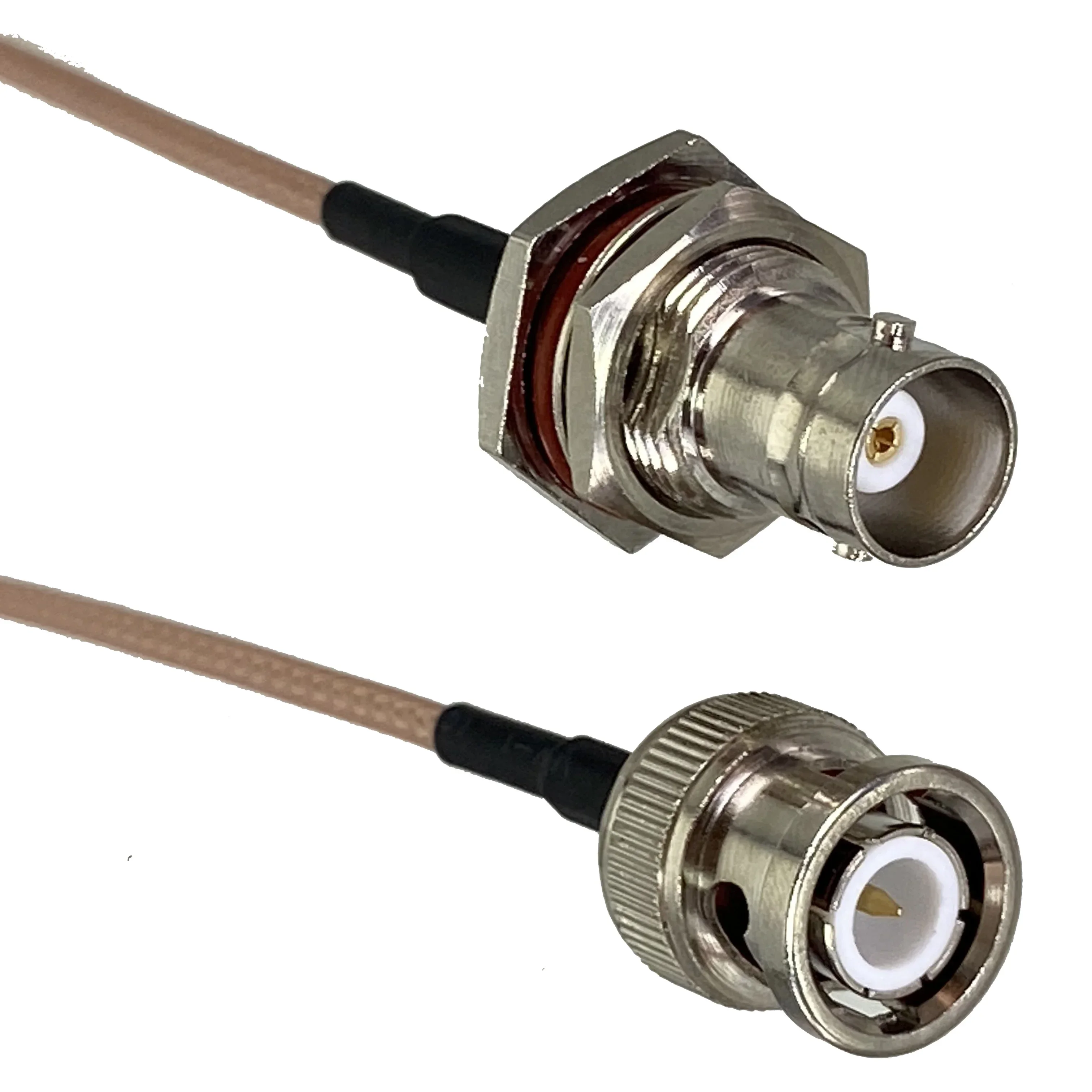 Cable BNC Male Plug To BNC Female Jack Bulkhead Connector Straight RG316 RF Jumper Pigtail 4inch~10M Wire Terminals